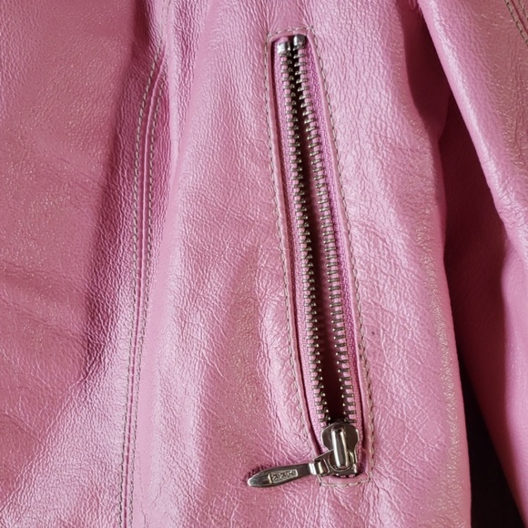 Wilsons leather maxima leather pink jacket M/S - Picture 3 of 4